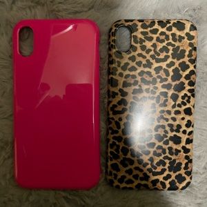 Two Iphone X phone cases